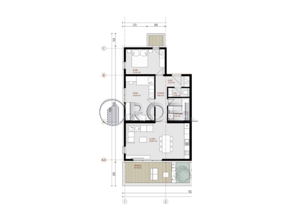 Trosobni stan, Sveta Nedelja, novogradnja,  NKP 100 m2