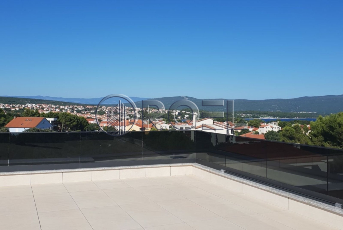 Četverosobni stan, Krk, novogradnja, NKP 170.07m2