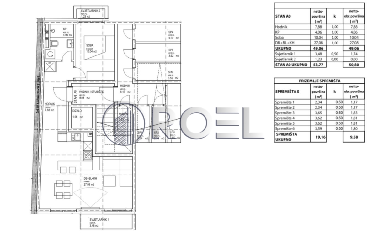 Exclusive new building, Maksimir, Petrova, 55 m2