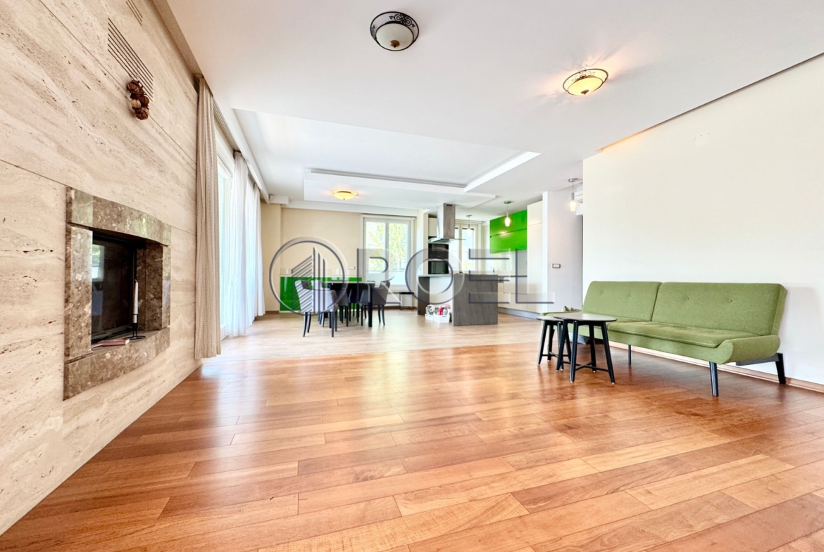 Zagreb, Jarun, attractive two-storey 5-bedroom apartment, 270 m2 + GPS