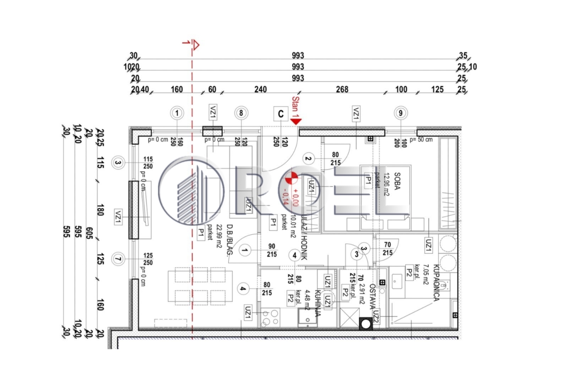 Dvosobni stan, Zagreb, Sesvete, 62.70 m2