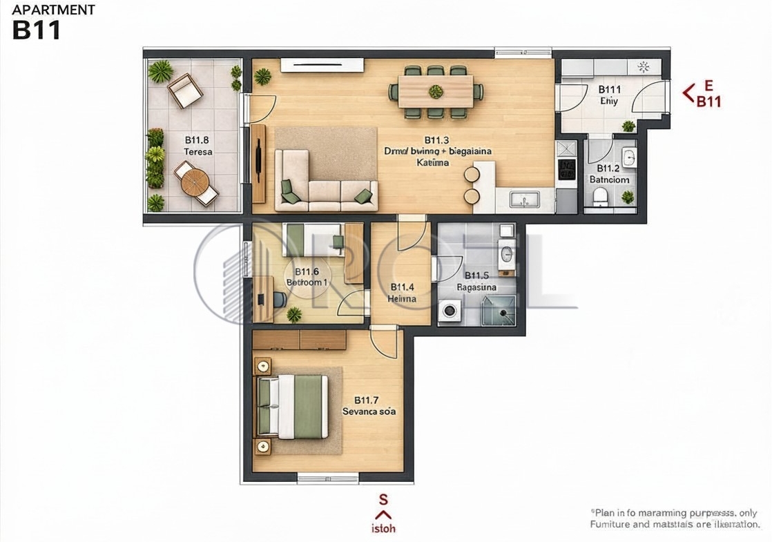 Novi Zagreb, Blato, trosobni stan, 68,62m2, vanjsko parkirno, prodaja