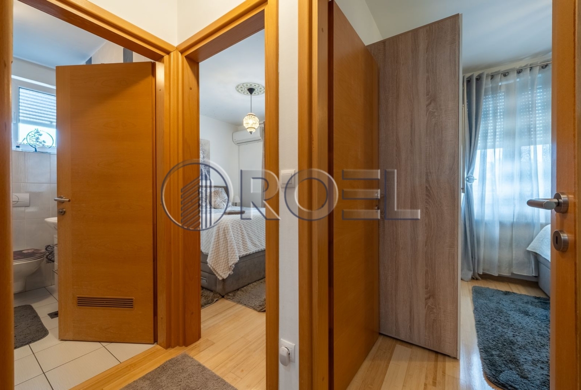 Zagreb, Savska opatovina, moderan trosobni stan NKP 64m2, za najam