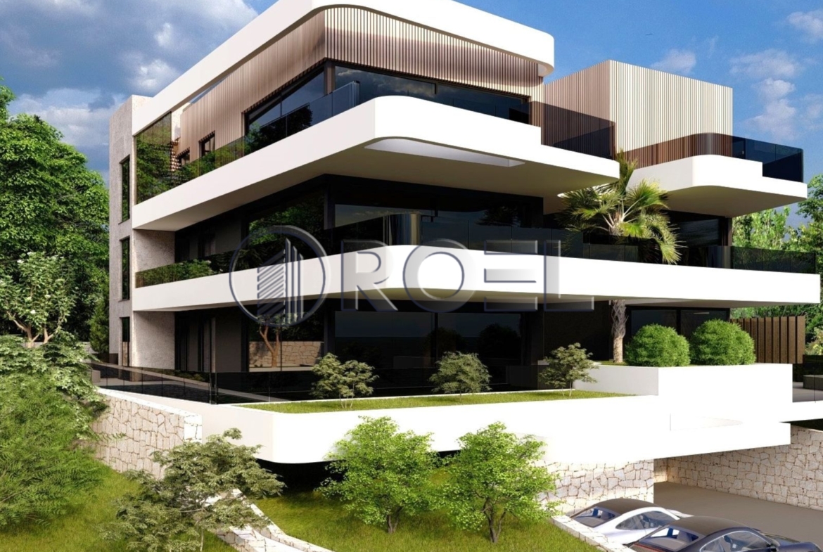 Five-bedroom apartment with swimming pool, new development, 238 m², Opatija