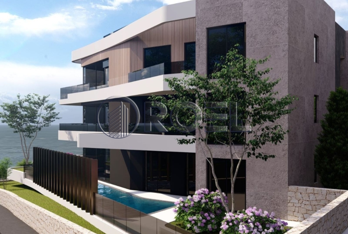 Five-bedroom apartment with swimming pool, new development, 238 m², Opatija