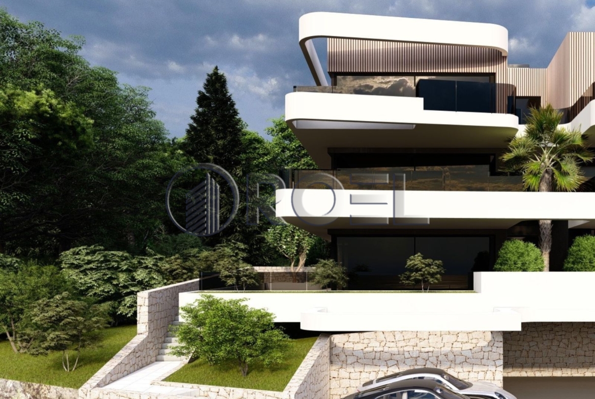 Five-bedroom apartment with swimming pool, new development, 238 m², Opatija