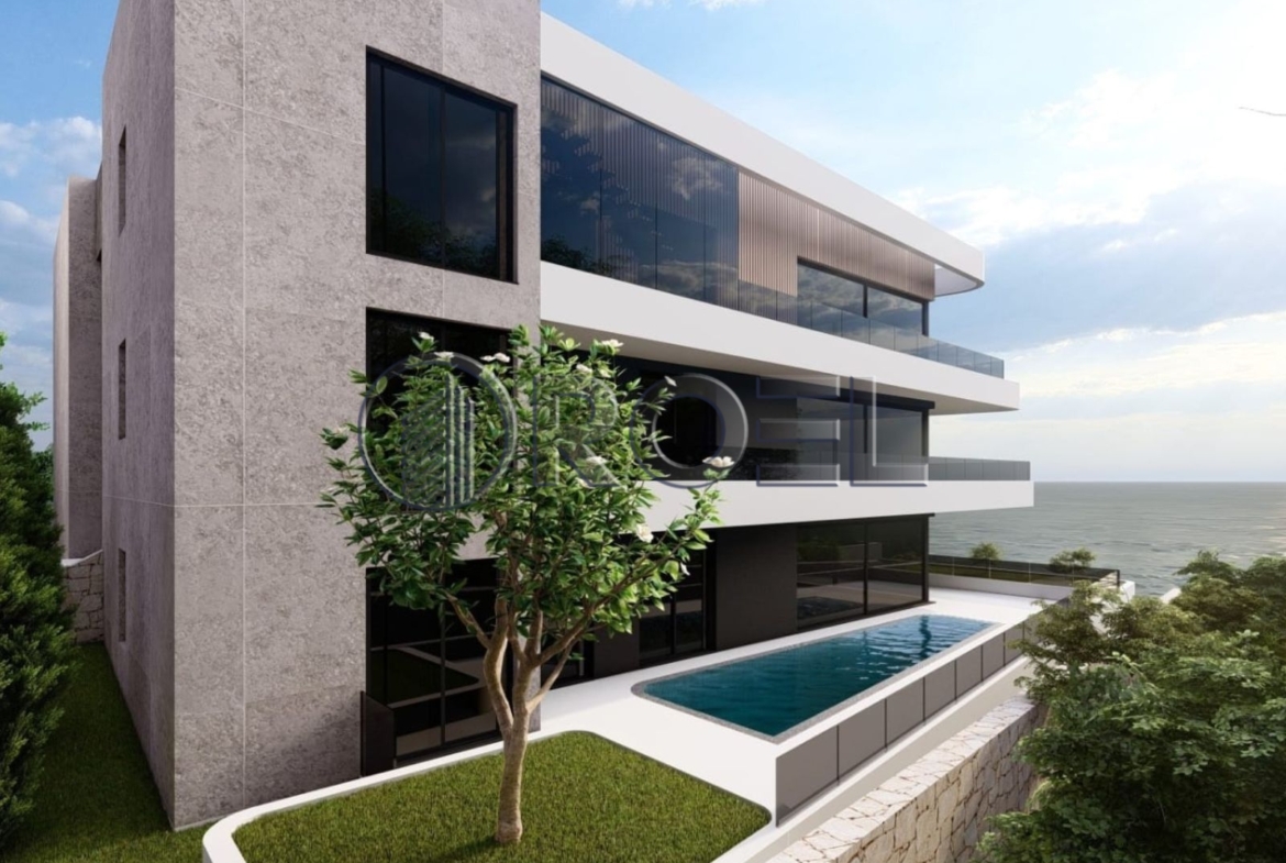 Četverosobni stan s bazenom, novogradnja,  138.97 m2, Lovran