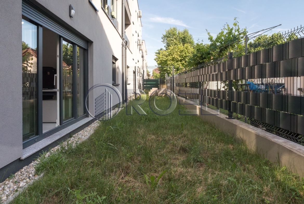 Zagreb, Klara, dvosoban stan 57,96 m2 s vrtom, prodaja