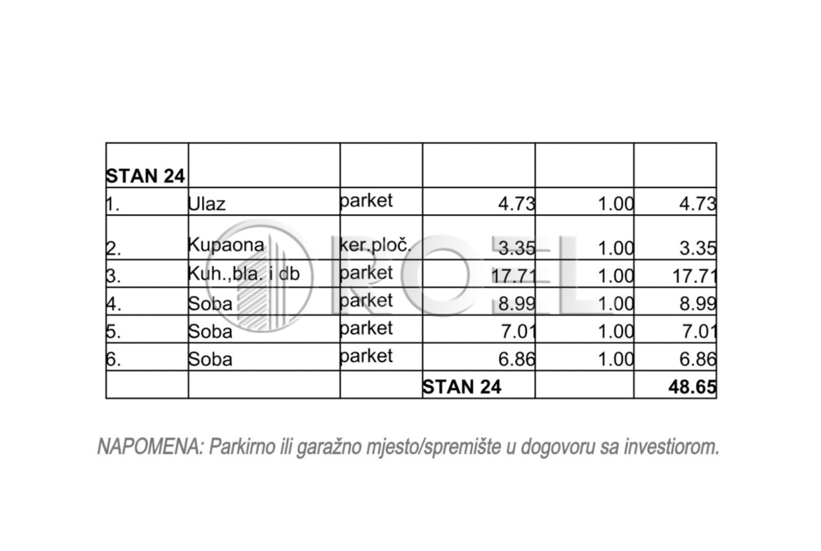 Četverosobni stan, Zagreb, Resnik, NKP 48.65 m2, prodaja