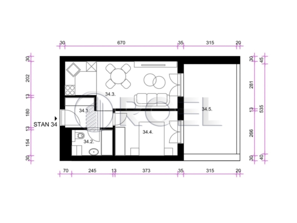 Dvosobni stan, Zagreb, Resnik, Čulinečka ulica, NKP 39.22 m2, prodaja