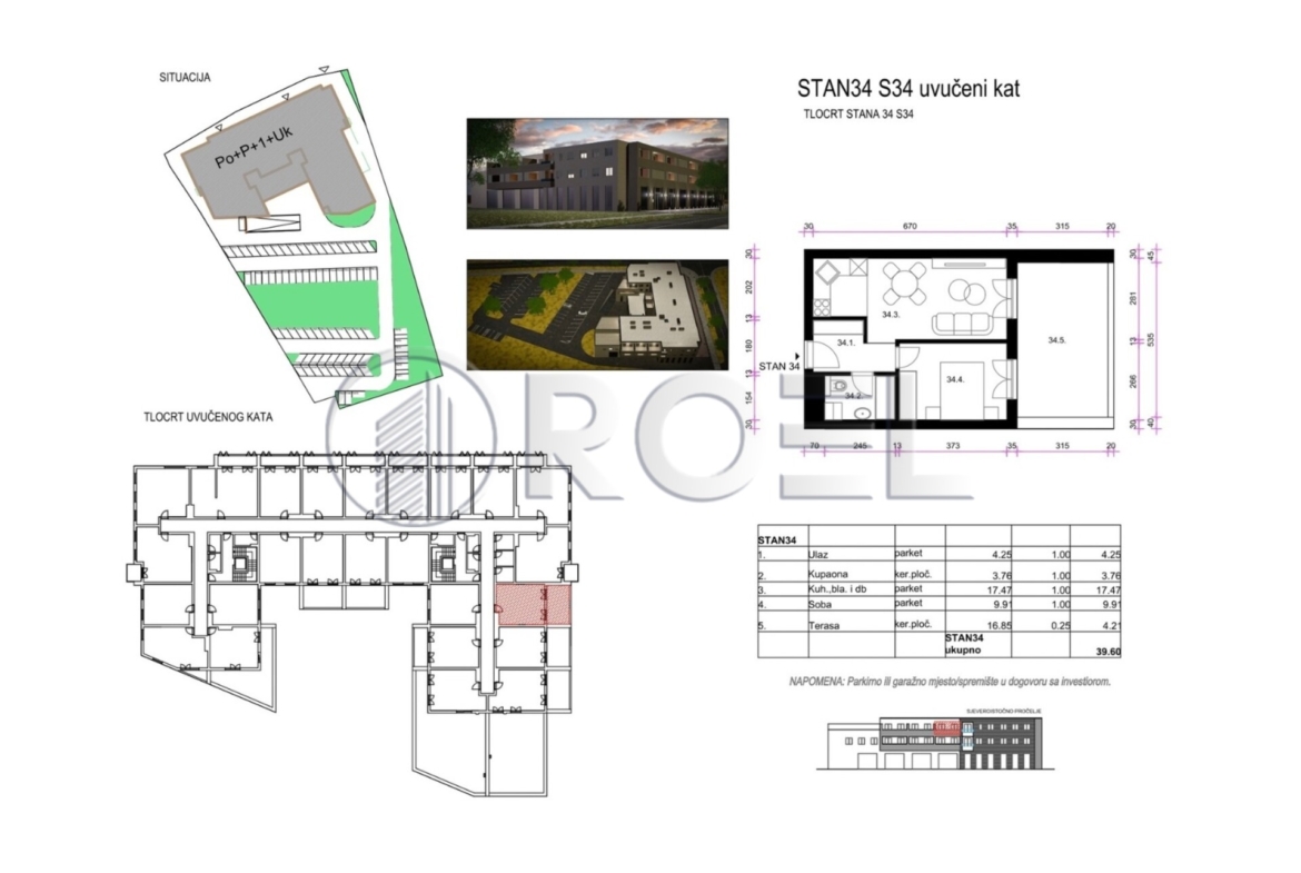 Dvosobni stan, Zagreb, Resnik, Čulinečka ulica, NKP 39.22 m2, prodaja
