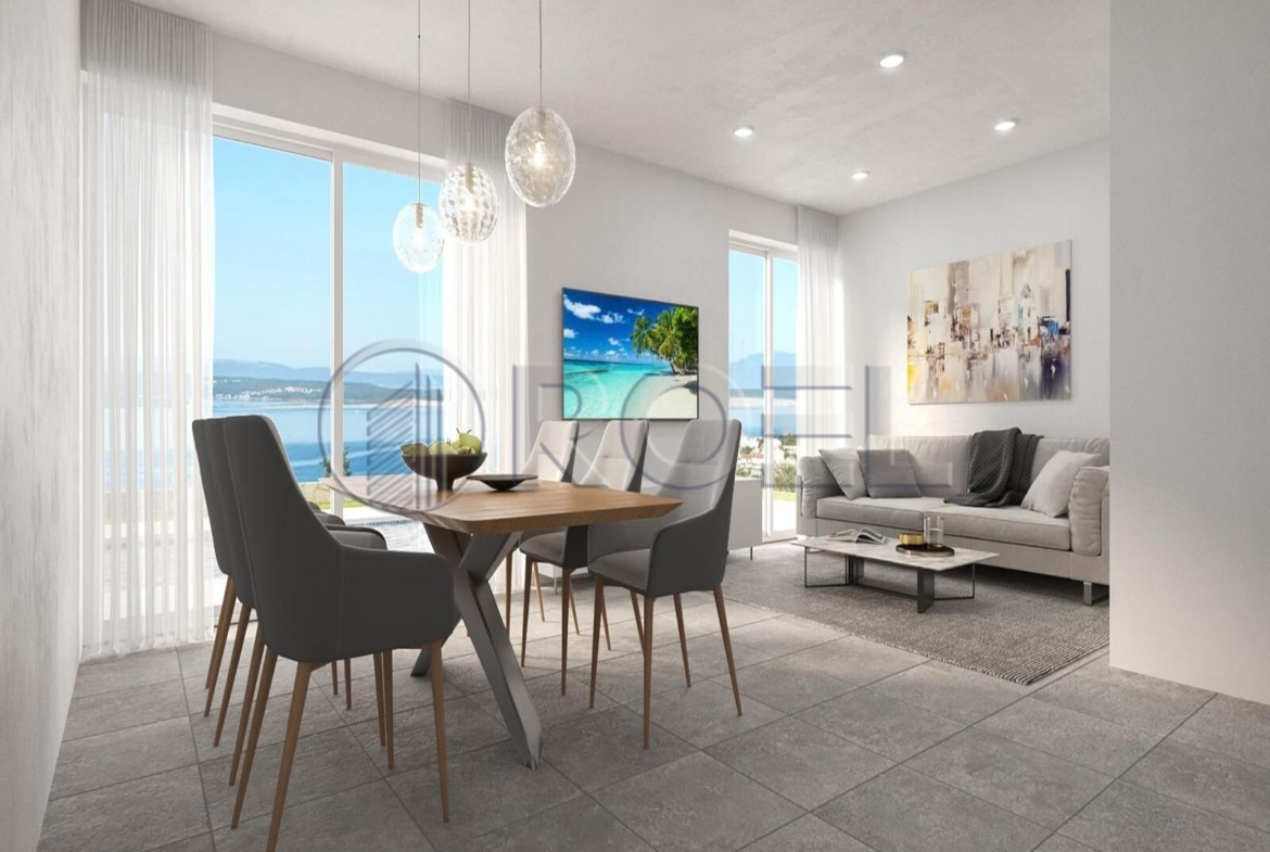 Crikvenica, dvoetažna kuća 79,3 m2 s bazenom, prodaja